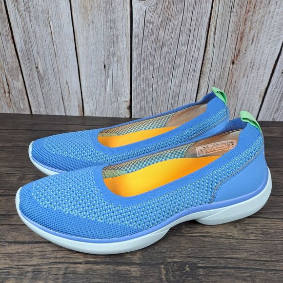 Vionic Shoes - Vionic Kallie Slip On Blue Knit Sporty Walking Sneaker Women's Sz 6.5 (VGC)